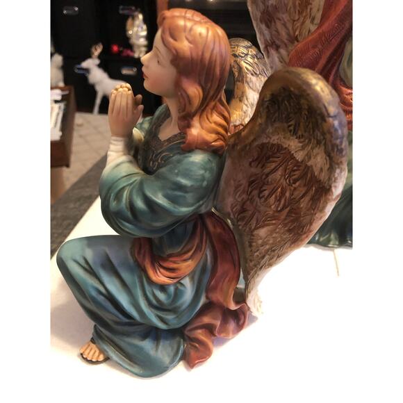 Vintage Angels Porcelain Collection by Grandeur Noel Stunning Handpainted NIB - Picture 7 of 13